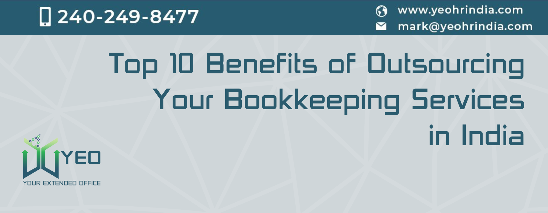 Benefits of Outsourcing Bookkeeping Services in India